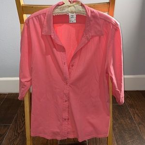 Pink Talbots Button-Down Shirt NWOT